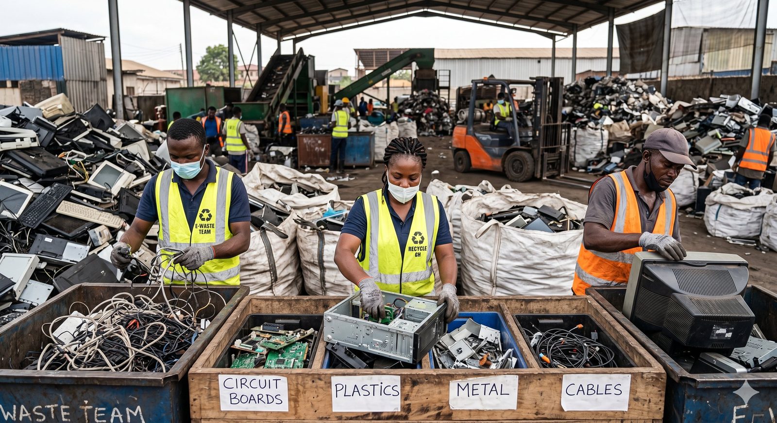 NLS E-Waste processing facility